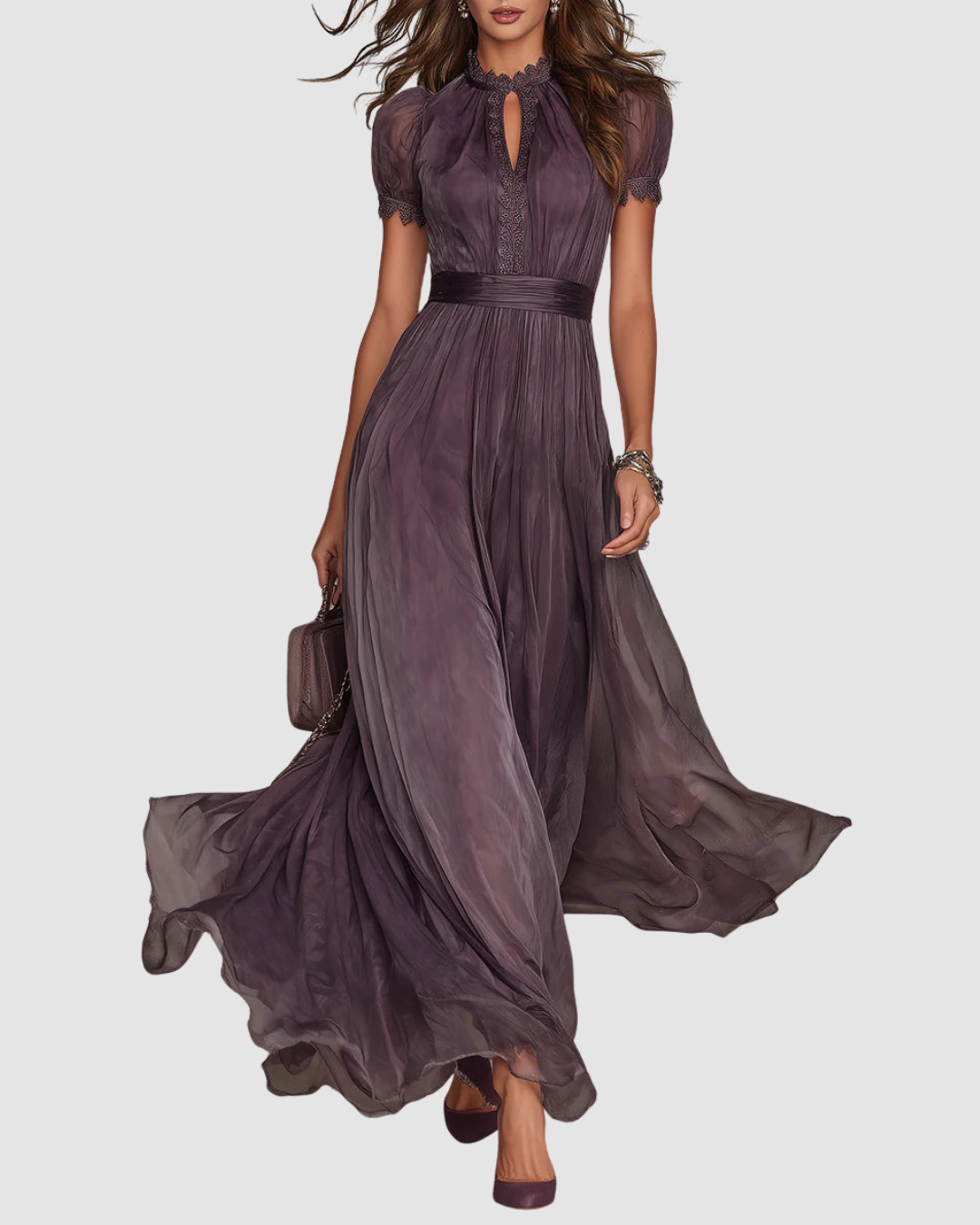 Flavia Elegant Flow Maxi Dress
