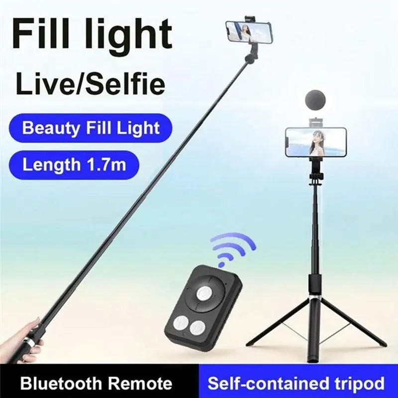 PrettyPink Selfie Light Tripod