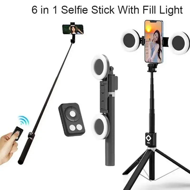PrettyPink Selfie Light Tripod