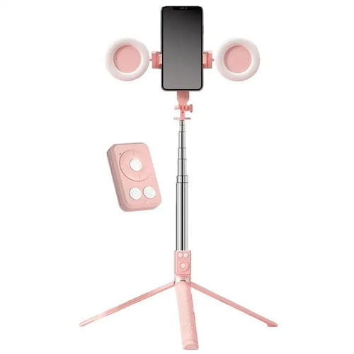 PrettyPink Selfie Light Tripod